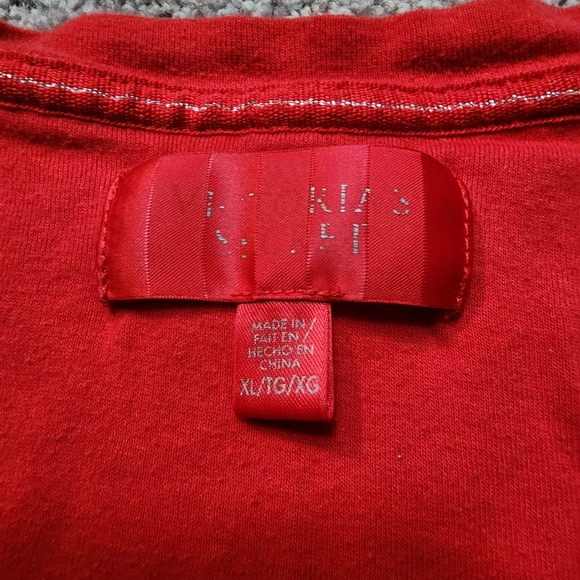 Victoria's Secret Pink and Red Glitter Thermal Pajama Set - Picture 4 of 7